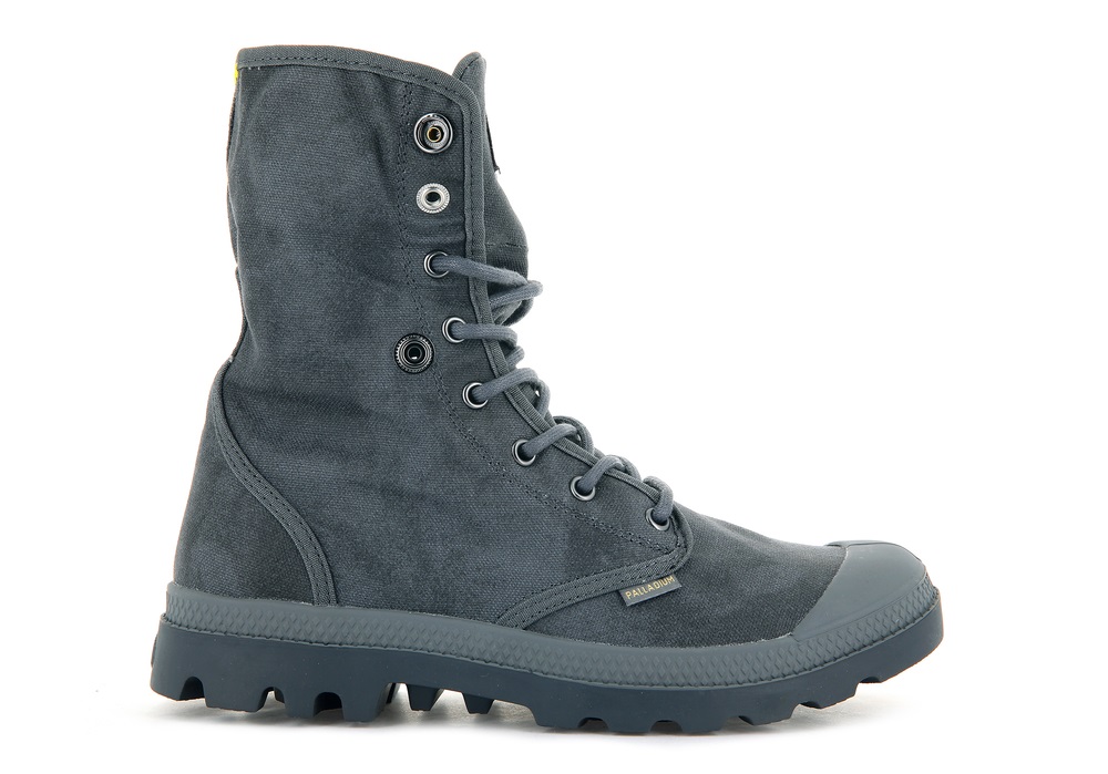 Botas Palladium PAMPA BAGGY WAX Hombre Metal | Costa Rica-79231